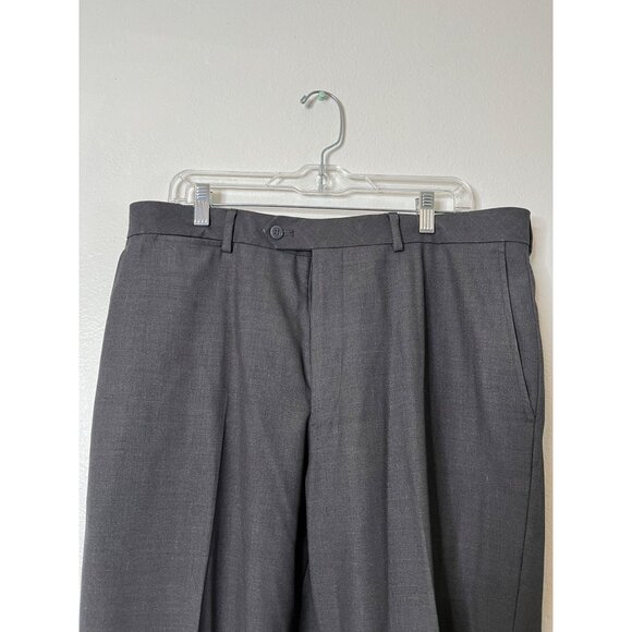 Stafford‎ Mens Gray Dress Pants 36x29 Polyester/Viscose Blend - Picture 2 of 5